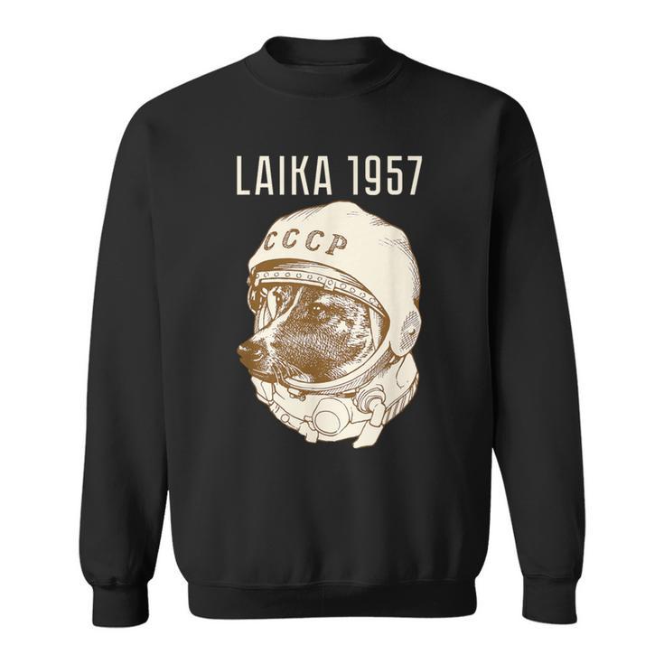 Laika Dog Sputnik Space Space Ussr Sweatshirt