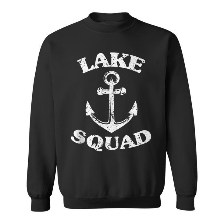 Lake Squad Boating Camping Boat Vacation Family Sweatshirt