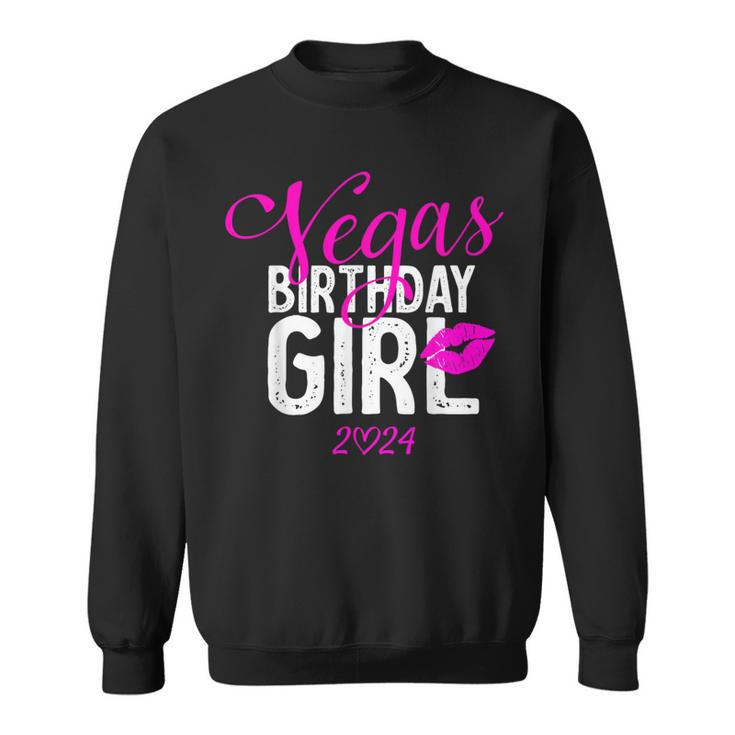Las Vegas Girls Trip 2024 Girls Vegas Birthday Squad Sweatshirt
