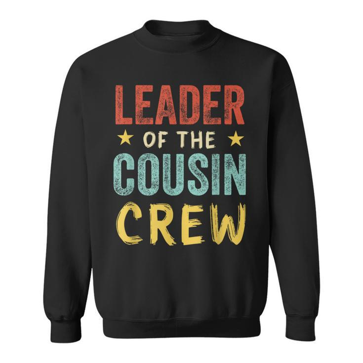 Leader Of The Cousin Crew Retro Vintage Sweatshirt