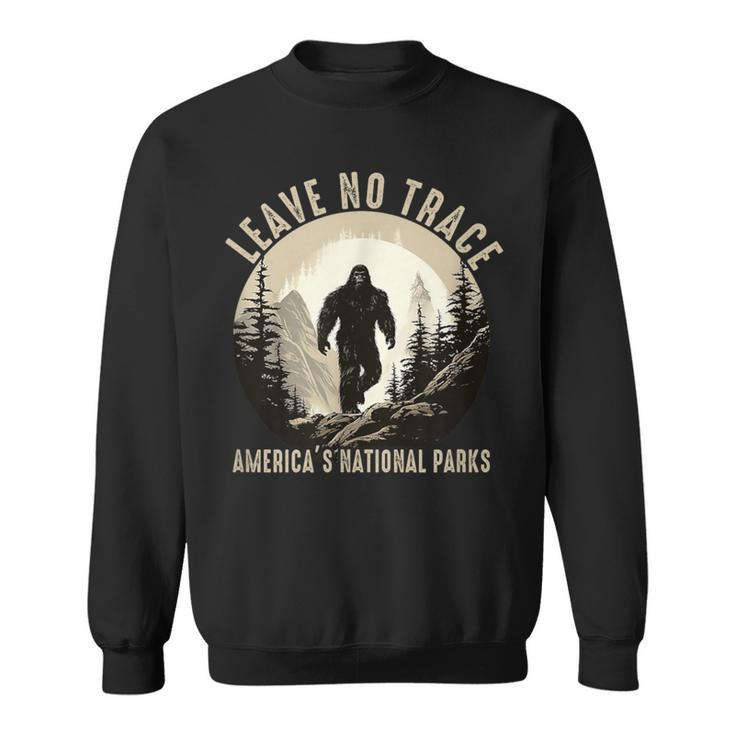 Leave No Trace America National Parks Sasquatch Sweatshirt