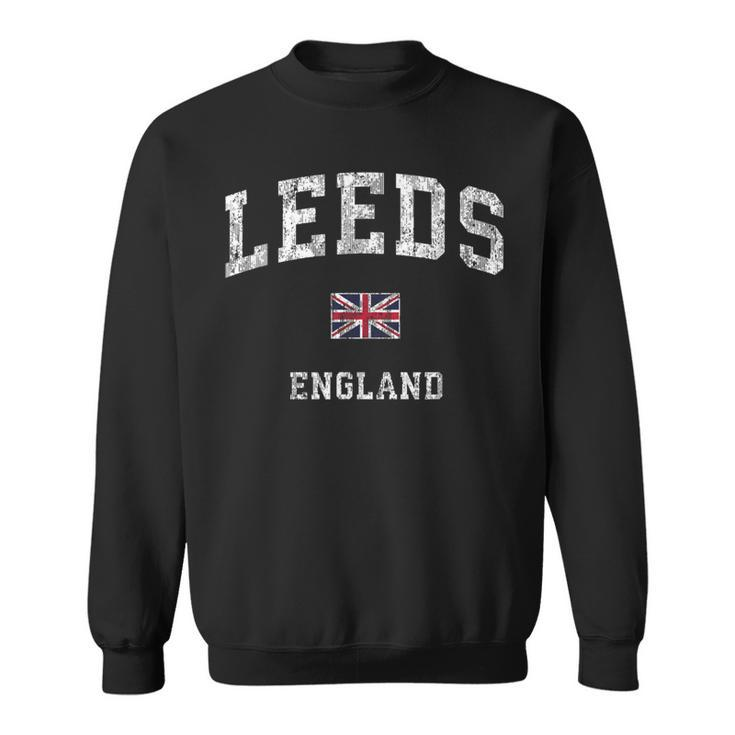 Leeds England Vintage Athletic Sports Sweatshirt