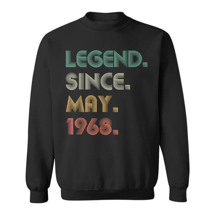 Legend Since May 1968 Vintage 56Th Birthday Men Sweatshirt