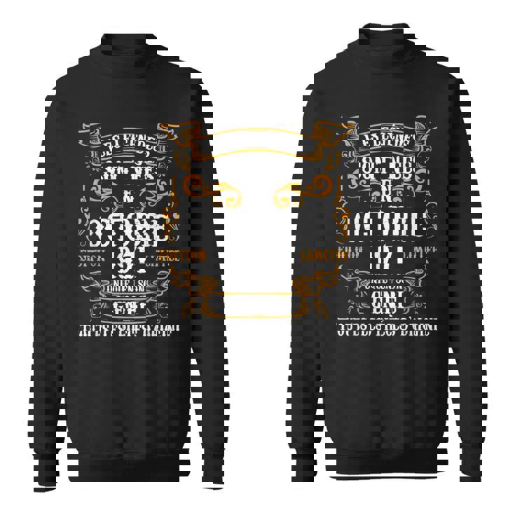 Les Leggendes Sono Nées En Octobre 1971 50E Anniversaire Sweater e