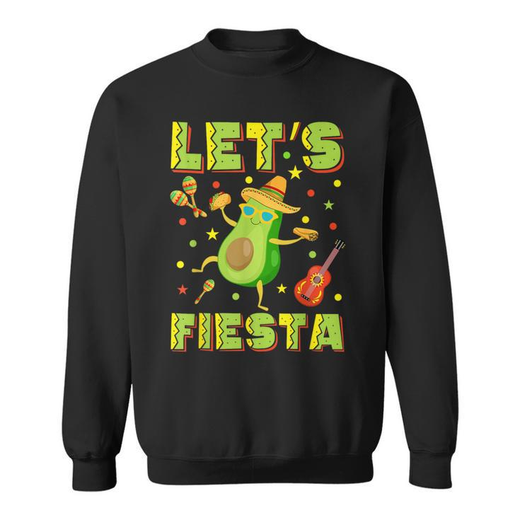 Let's Fiesta Avocado And Tacos Cinco De Mayo Sweatshirt