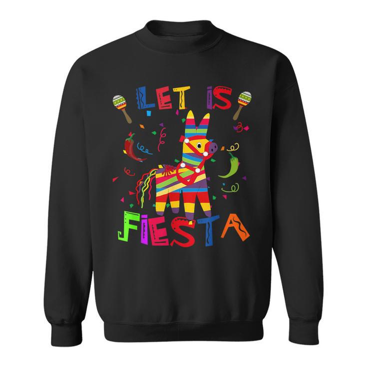 Let's Fiesta Cinco De Mayo Dancing Mexican Sweatshirt