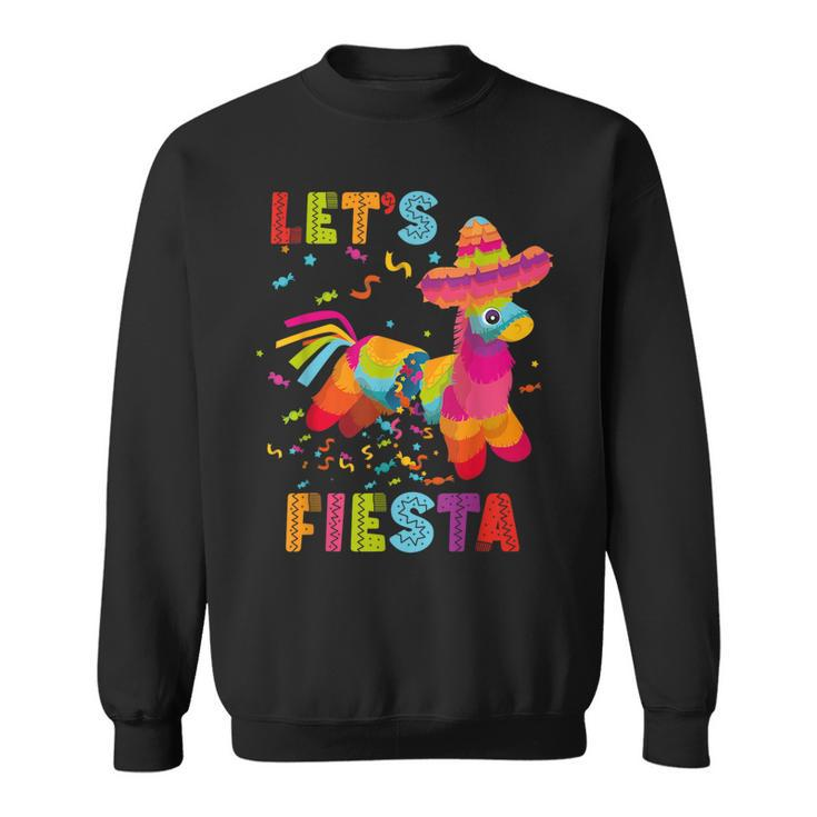 Let's Fiesta Pinata Cinco De Mayo Mexican Party Pinata Sweatshirt