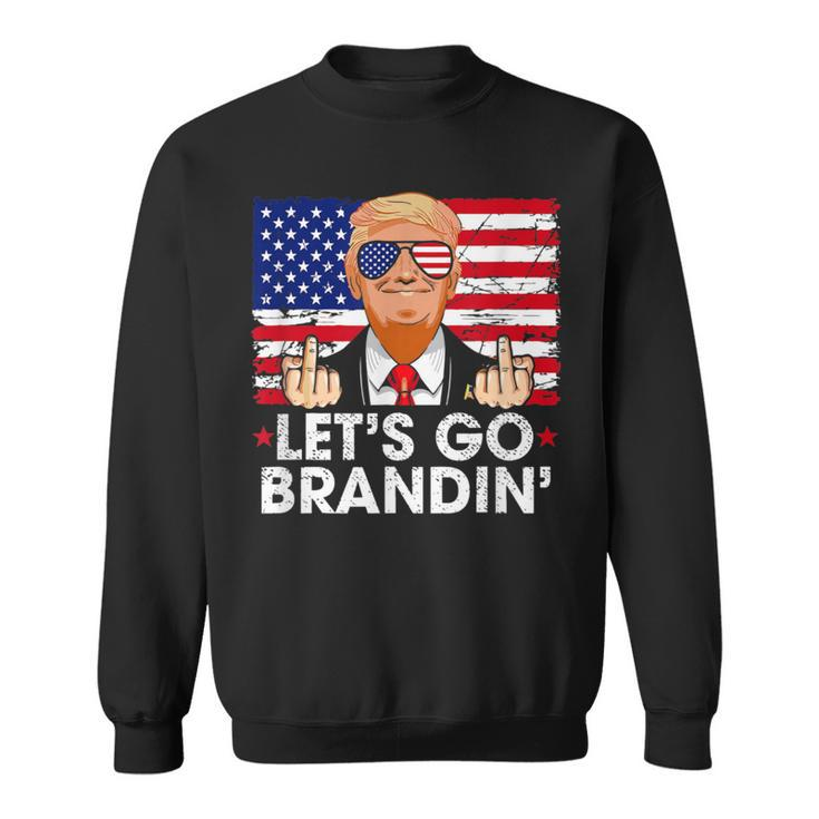 Let's Go Brandin' Anti Joe Biden Costume Sweatshirt