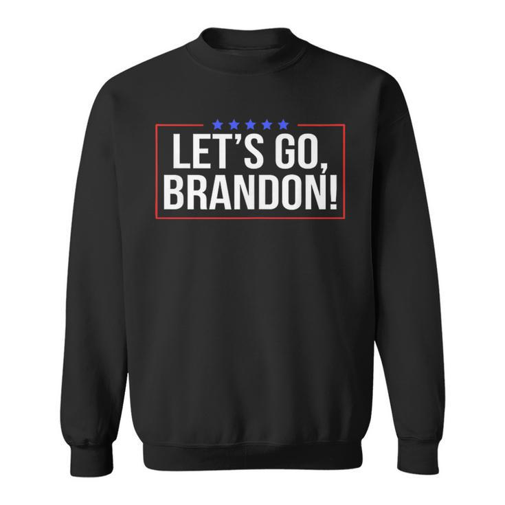 Let's Go Brandon Conservative Anti Liberal Pocket Sweatshirt