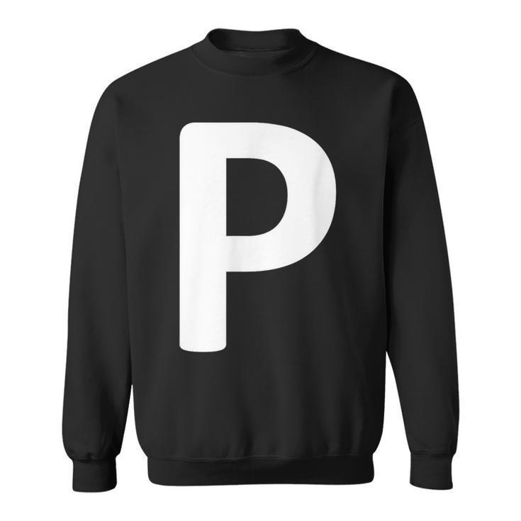 Letter P Sweatshirt