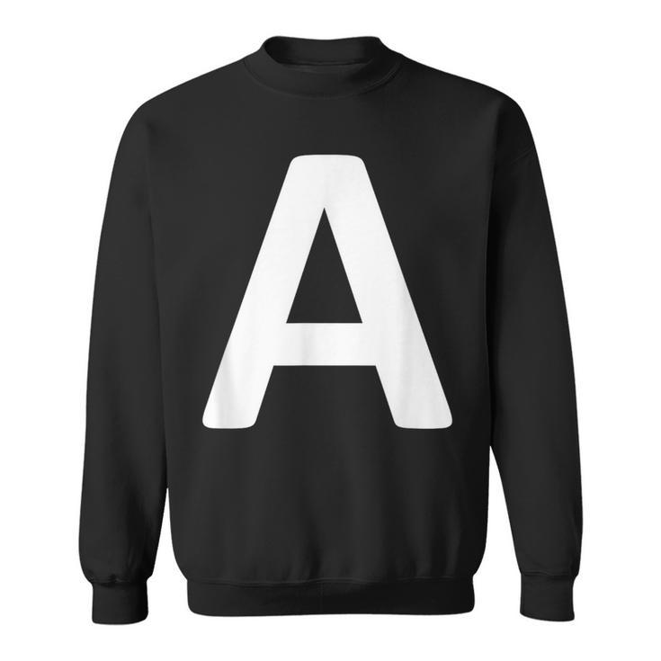 Letter A Sweatshirt