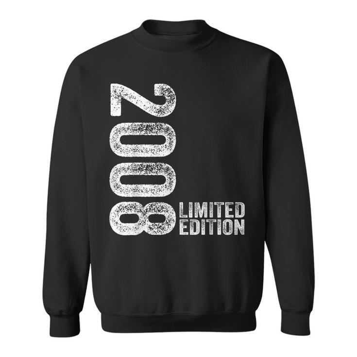 Limited Edition 2008 Boy 16 Years Vintage 16Th Birthday Sweatshirt