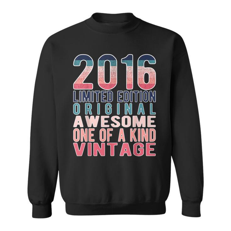 Limited Editionintage Retro Geburtsjahr 2016 Sweatshirt