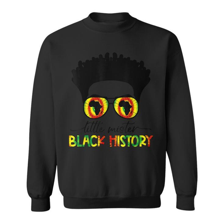 Little Mister Black History Month Boys Kid African Toddler Sweatshirt