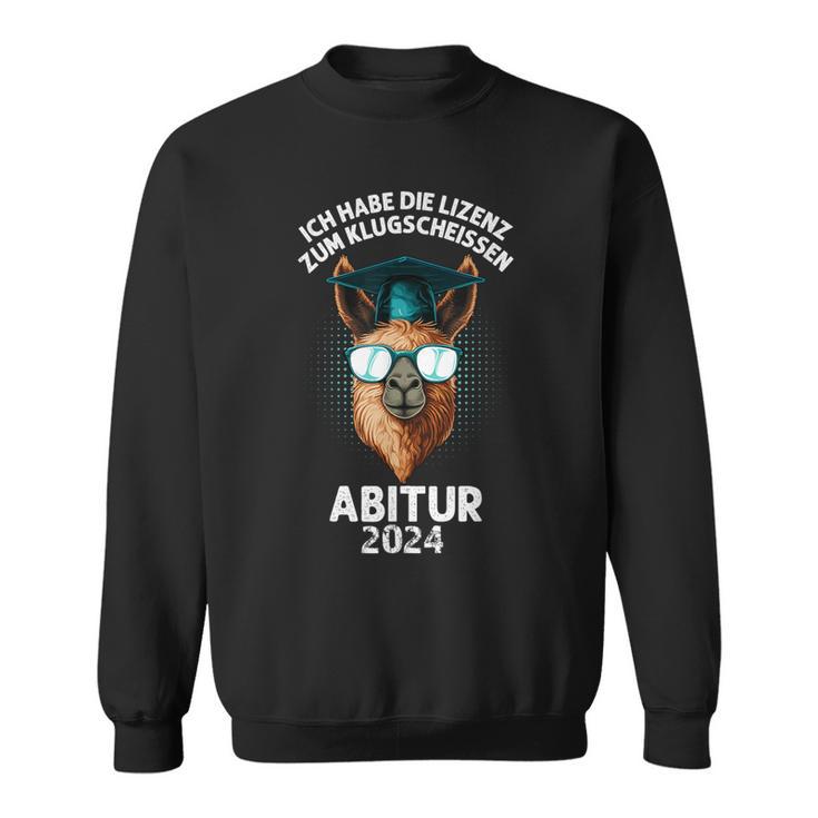 Lizenz Zum Klugscheißen Abitur 2024 Abi Abiturienten Sweatshirt