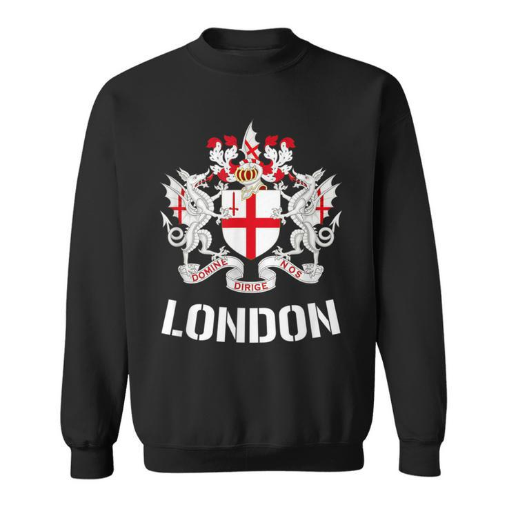London City Crest Emblem Uk Britain Queen Elizabeth Sweatshirt