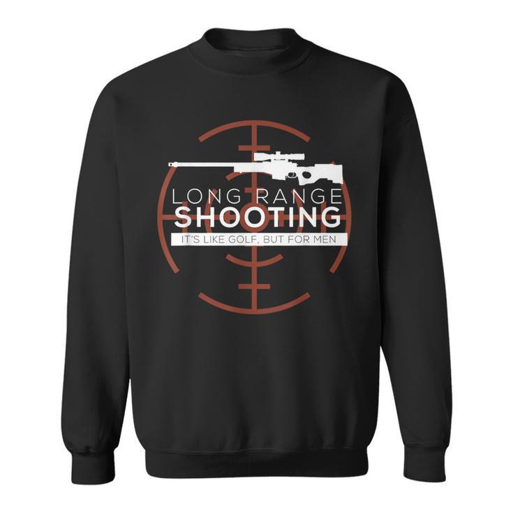 Long Range Shooting Vintage Marksman Shooter Gun Enthusiast Sweatshirt