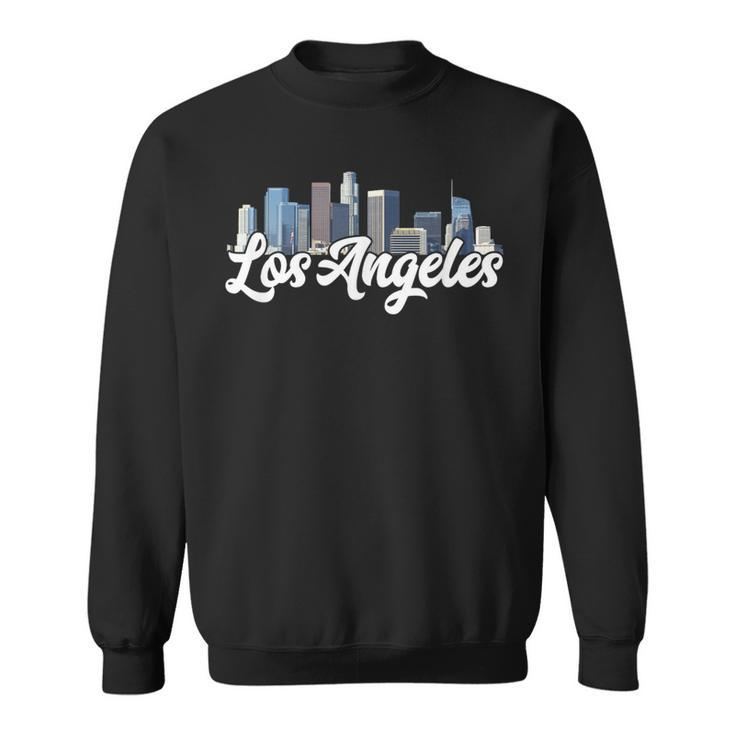 Los Angeles Skyline Architecture City Urban Graffiti Street Sweatshirt