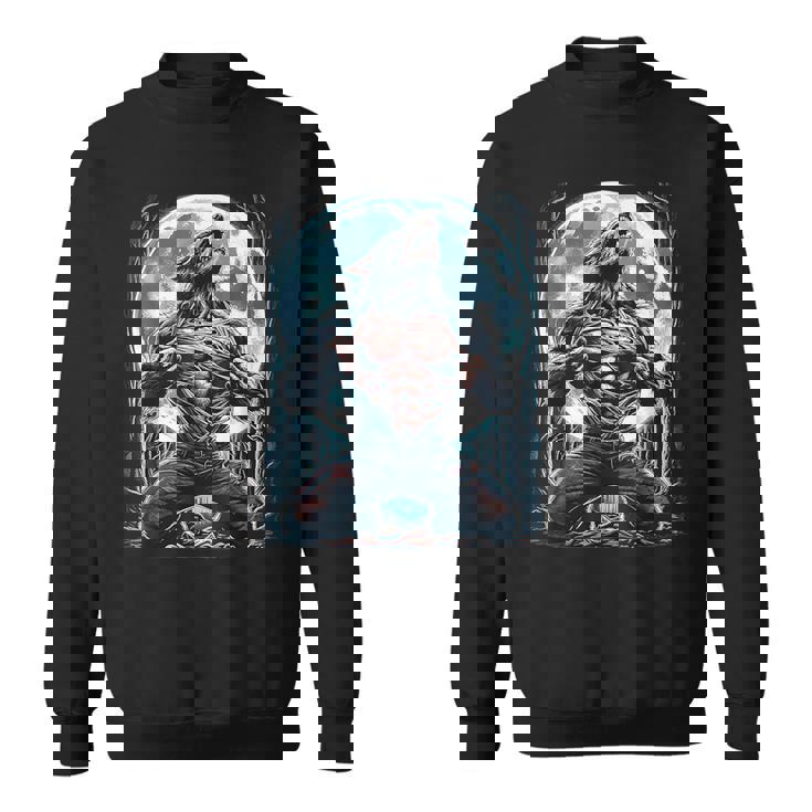 Loup-Garou Déchirant Alpha Larme Loup Pleine Lune Youth T-shirt