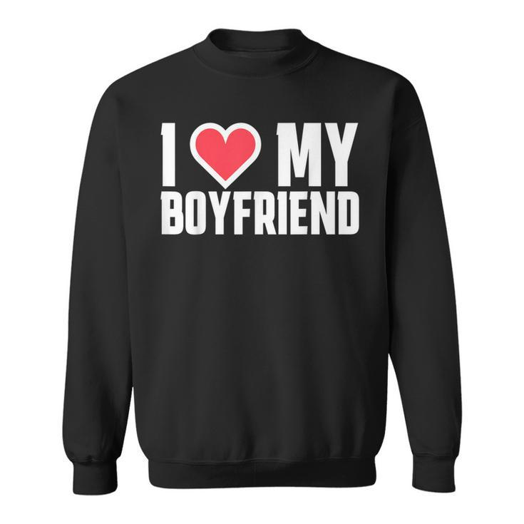 I Love My Bf Boyfriend Sweatshirt