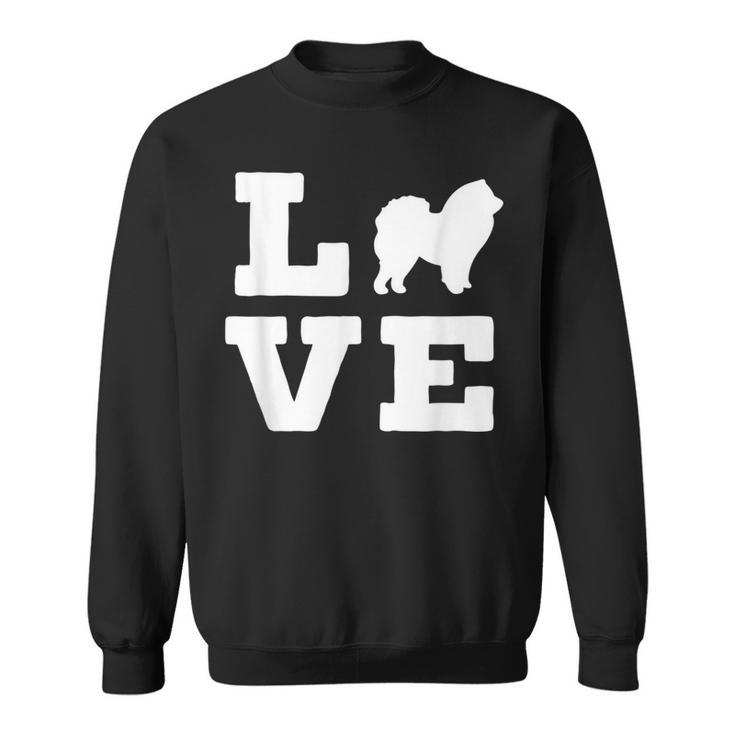 I Love My Chow Chow Cute Animal Lover Dog Sweatshirt