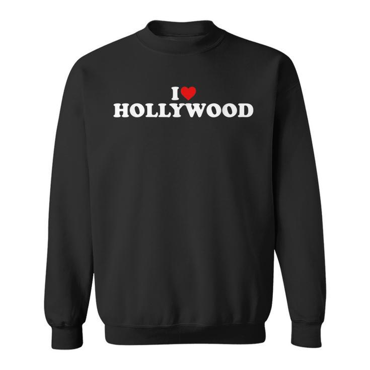 I Love Hollywood Heart Sweatshirt
