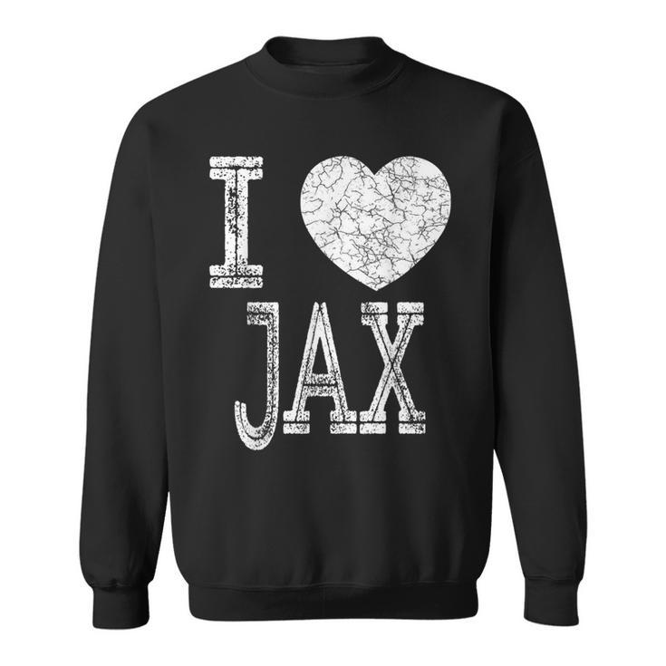 I Love Jax Valentine Boyfriend Son Boy Heart Husband Name Sweatshirt