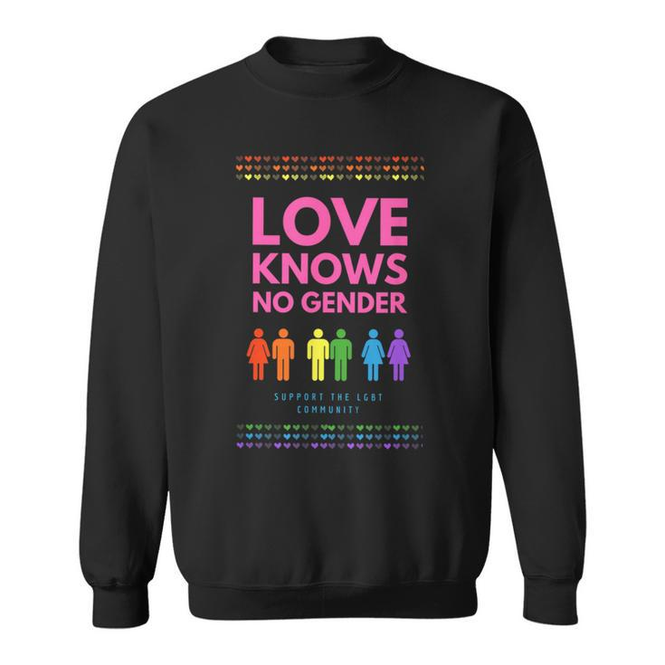 Love Knows No Gender Lgbt Sweatshirt
