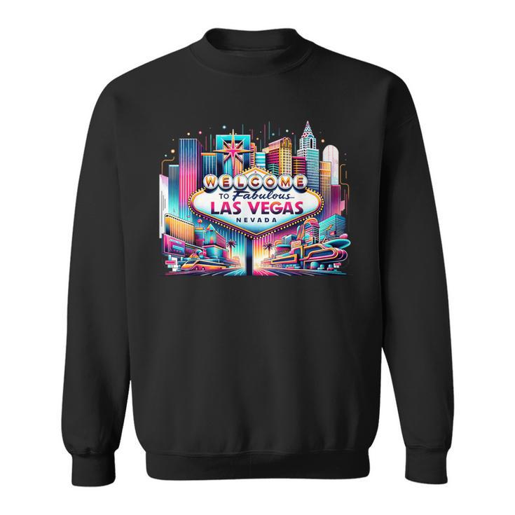 Love Las Vegas Baby For Holidays In Las Vegas Souvenir Sweatshirt