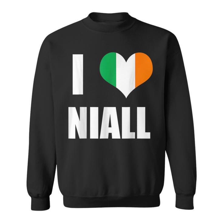 I Love Niall Ireland Flag Sweatshirt