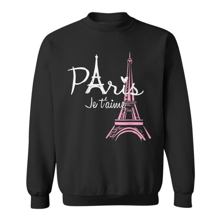 I Love Paris Eiffel Tower France French Souvenir Sweatshirt