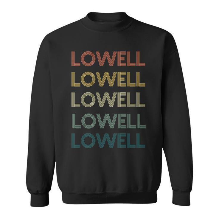 Lowell Massachusetts Pride Vintage State Ma Retro 70S Sweatshirt