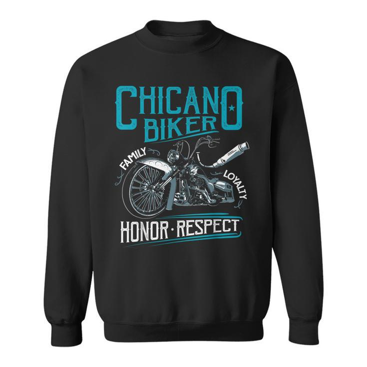 Lowriders Motorcycle Biker Custom Chicano Vintage Mexican Sweatshirt