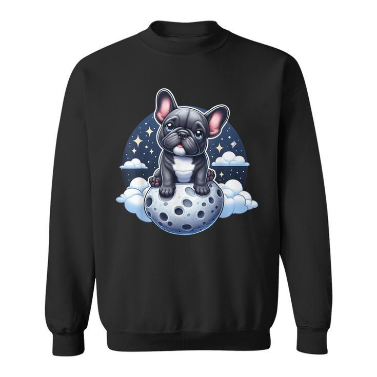 Lunar Frenchie Adventures Beyond Dog Lover French Bulldog Sweatshirt