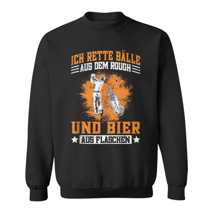 Lustiger Spruch Golfmotiv Golfspieler Papa Golf Sweatshirt