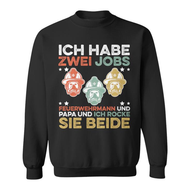 Lustiges Feuerwehrmann Kollegen Und Papa Sweatshirt