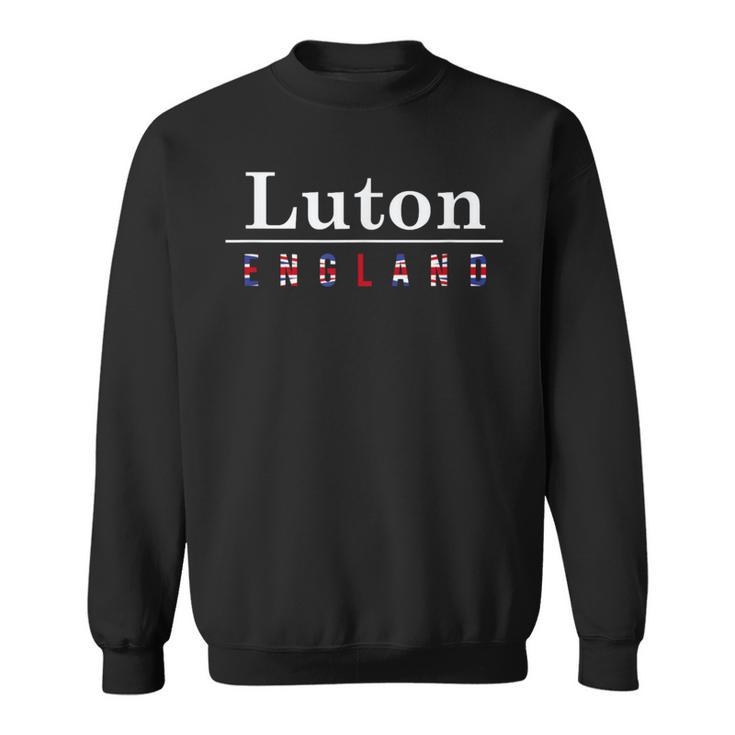 Luton English Flag Name Of The City In England Sweatshirt