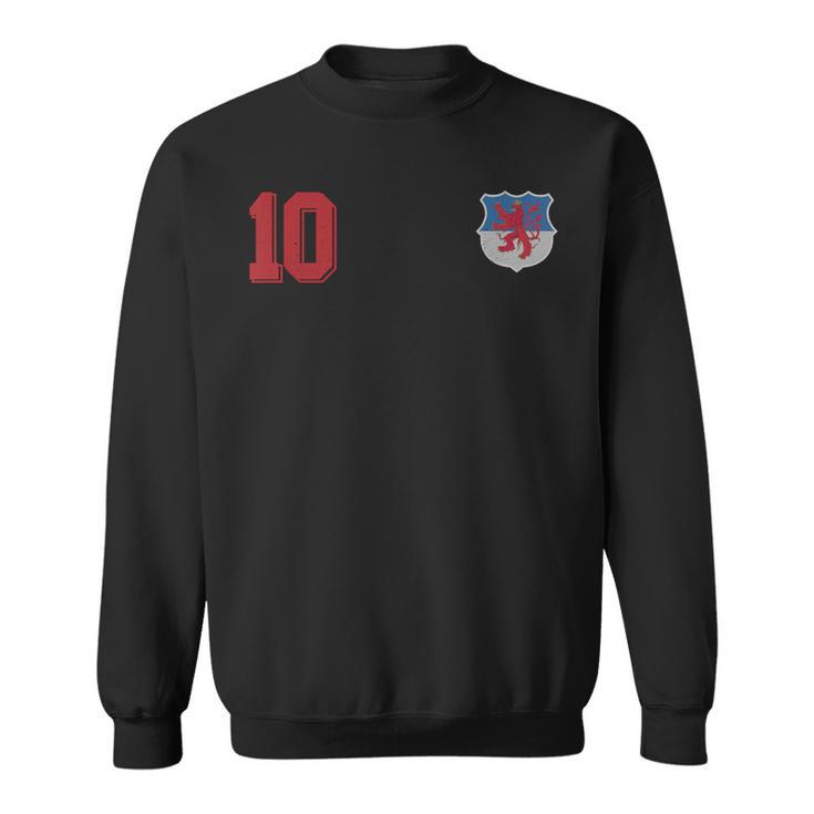 Luxembourg Or Letzebuerg In Football Or Soccer Sweatshirt