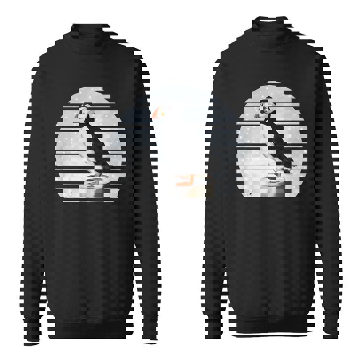 Macareux Moine Dans La Neige De Noël Dessin Sweater e
