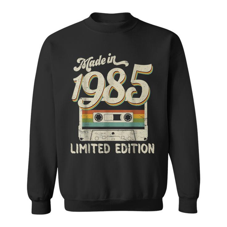 Made In 1985 Limited Edition 37Th Birthday Cassette Tape Sweatshirt