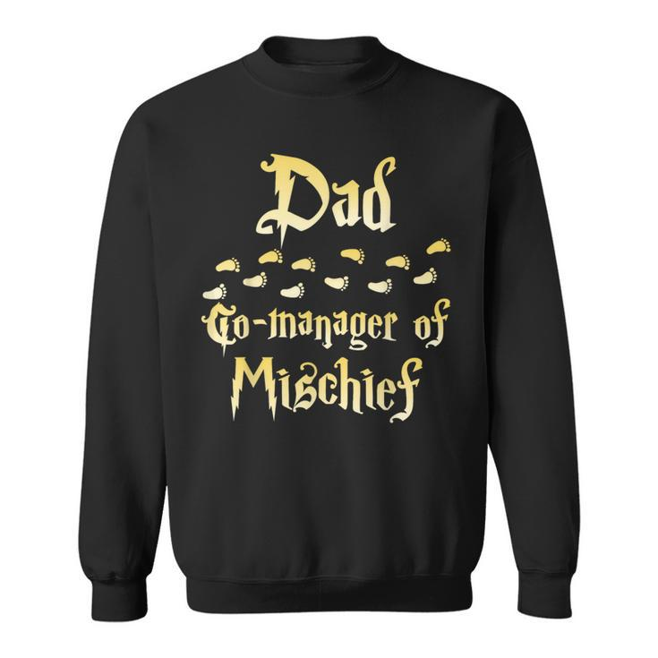 Magical Dad Manager Of Mischief Matching Family Birthday Sweatshirt