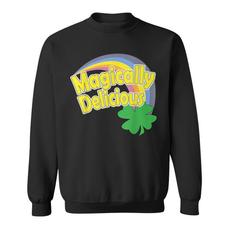 Magically Delicious St Patrick's Day Lucky Charms Rainbow Sweatshirt