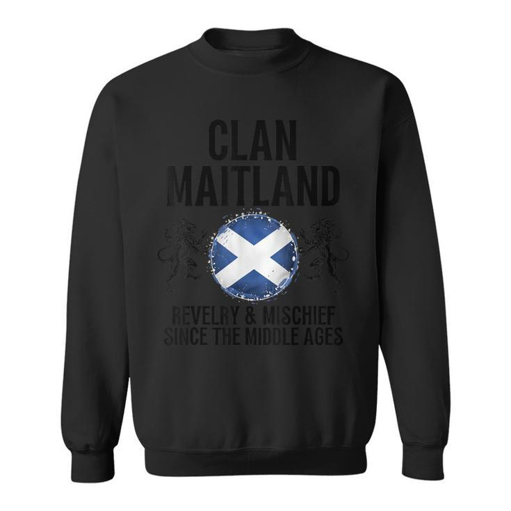 Maitland Clan Scottish Family Name Scotland Heraldry Sweatshirt