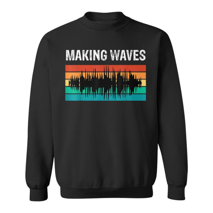 Making Sound Waves Beats Beat Makers Music Producer Sweatshirt