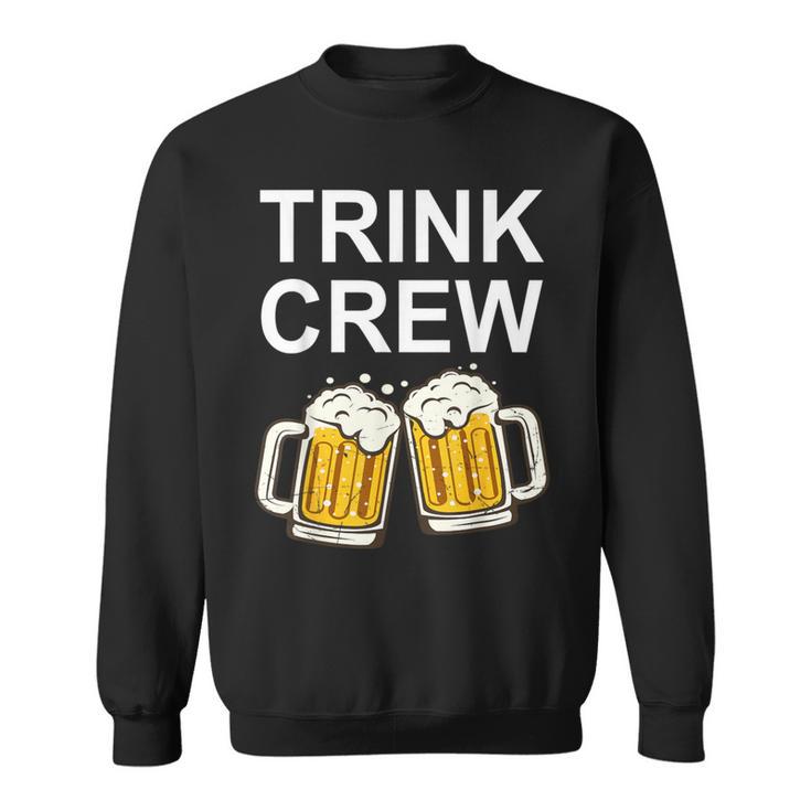 Männertag Outfit Saufen Trink Crew Bier Sauf Gruppen Sweatshirt