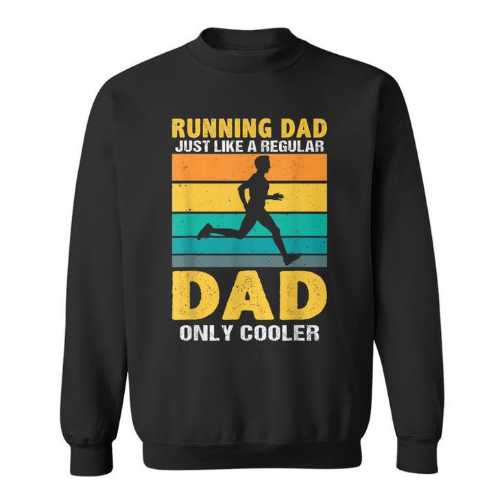 Marathon Run Papa Marathon Runner Sweatshirt