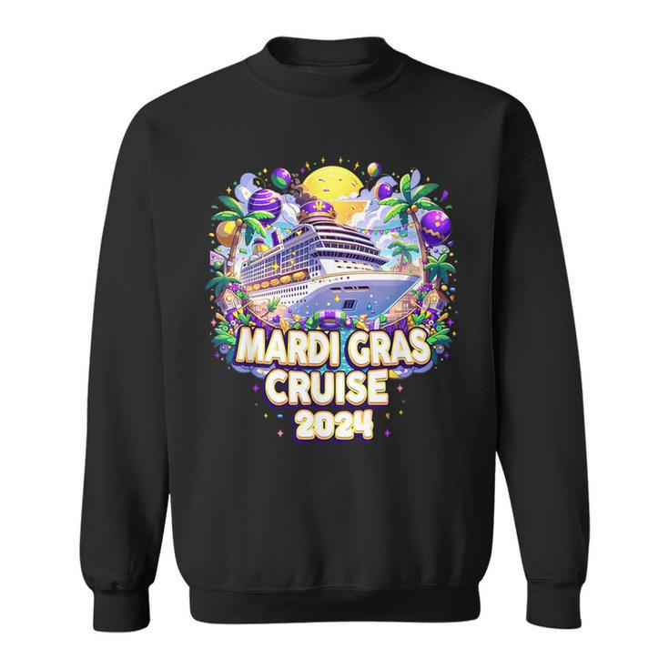 Mardi Gras Cruise 2024 Family Matching Trip New Orleans Men Sweatshirt