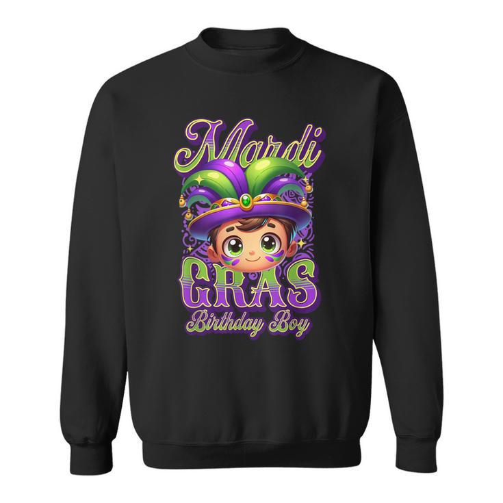 Mardi Gras Geburtstag Junge Kinder Männer Sohn Papa Ehemann Nola Sweatshirt