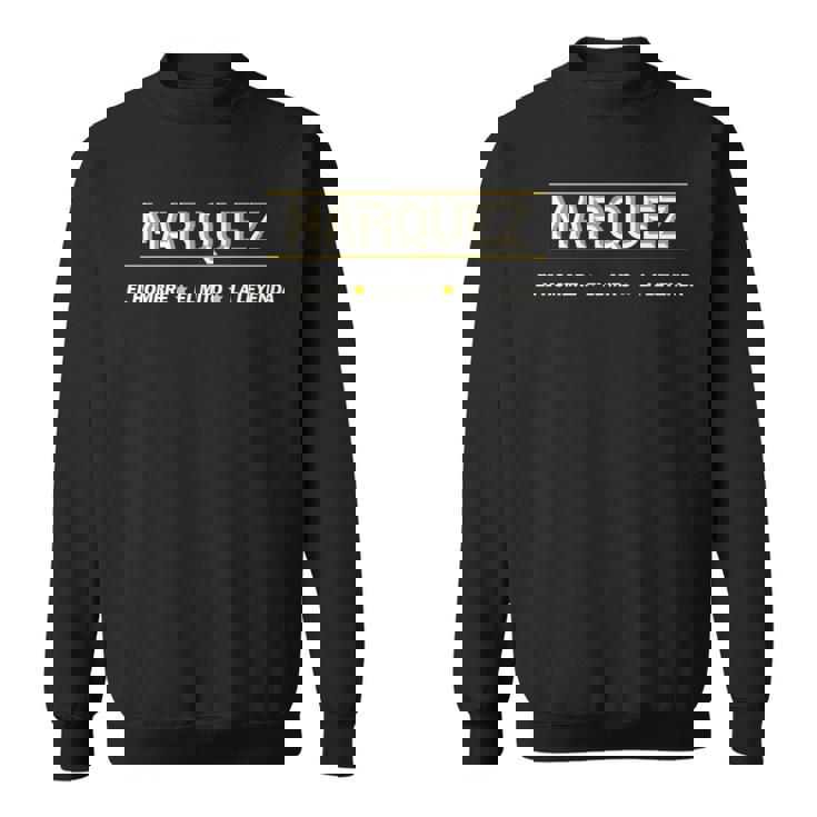 Marquez El Hombre El Mito La Leyenda Nombre Ropa Camiseta de manga