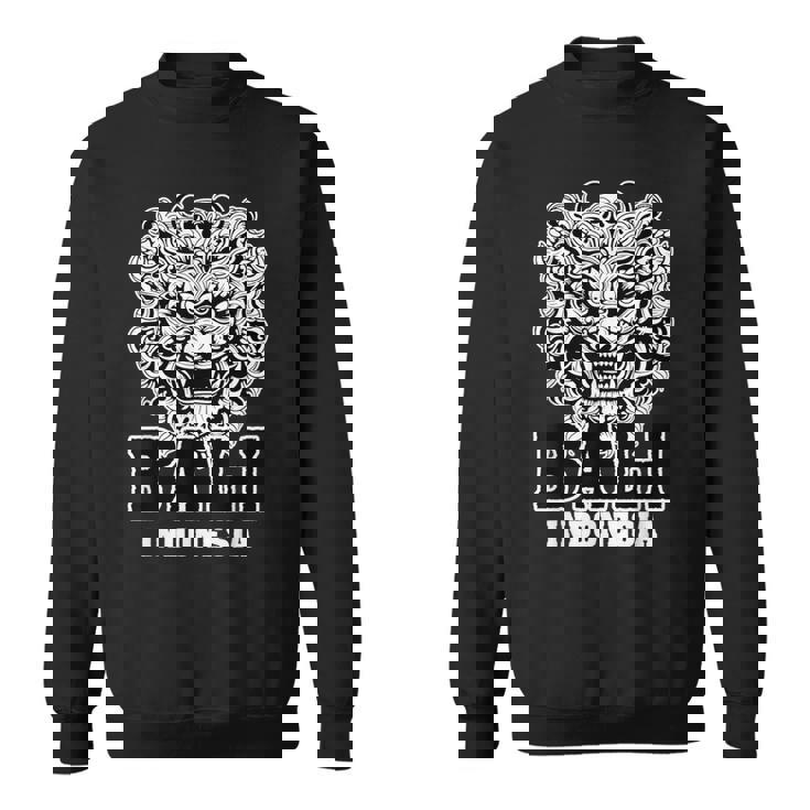 Máscara Barong Cultura Balinesa Bali Indonesia Camisa de entrenamiento